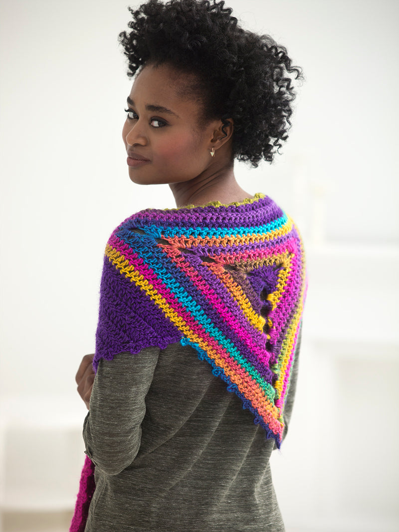 Rainbow Shawl (Crochet)