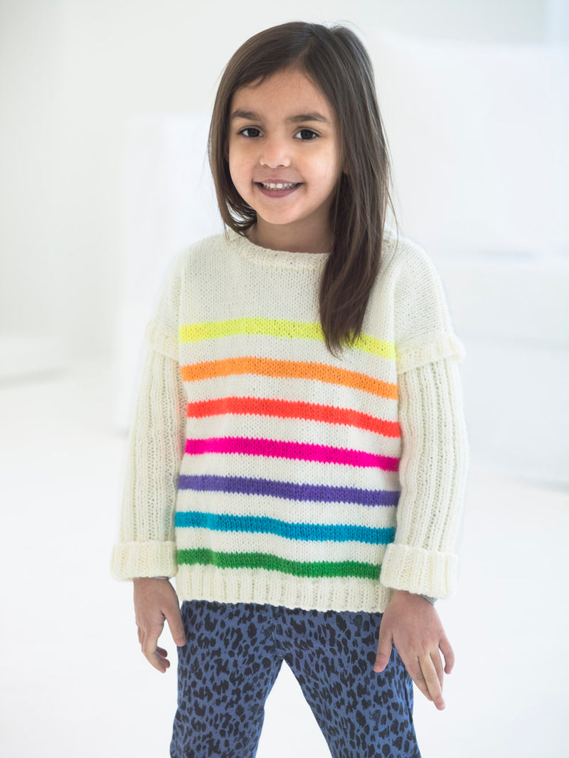 Bright Stripes Pullover (Knit)