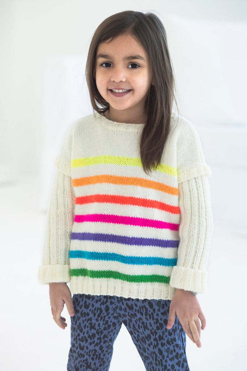 Bright Stripes Pullover (Knit)