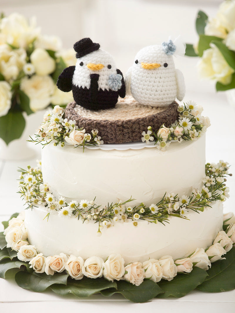 Lovebirds Cake Topper (Crochet)