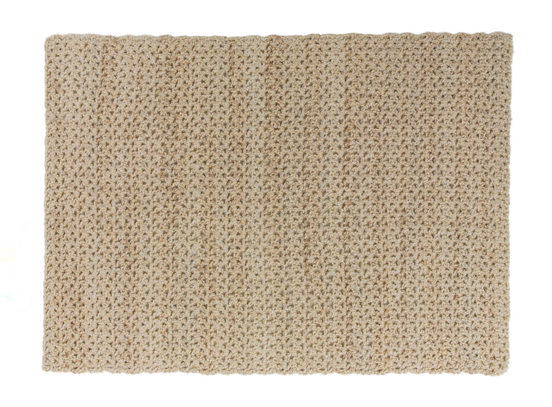 5 & 1/2 Hour Neutral Tones Afghan (Crochet)