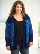Curvy Girl® Subtle Texture Cardigan image 2 thumbnail