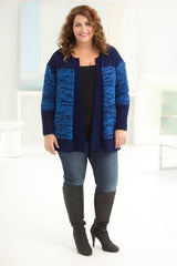 Curvy Girl® Subtle Texture Cardigan image 1 thumbnail