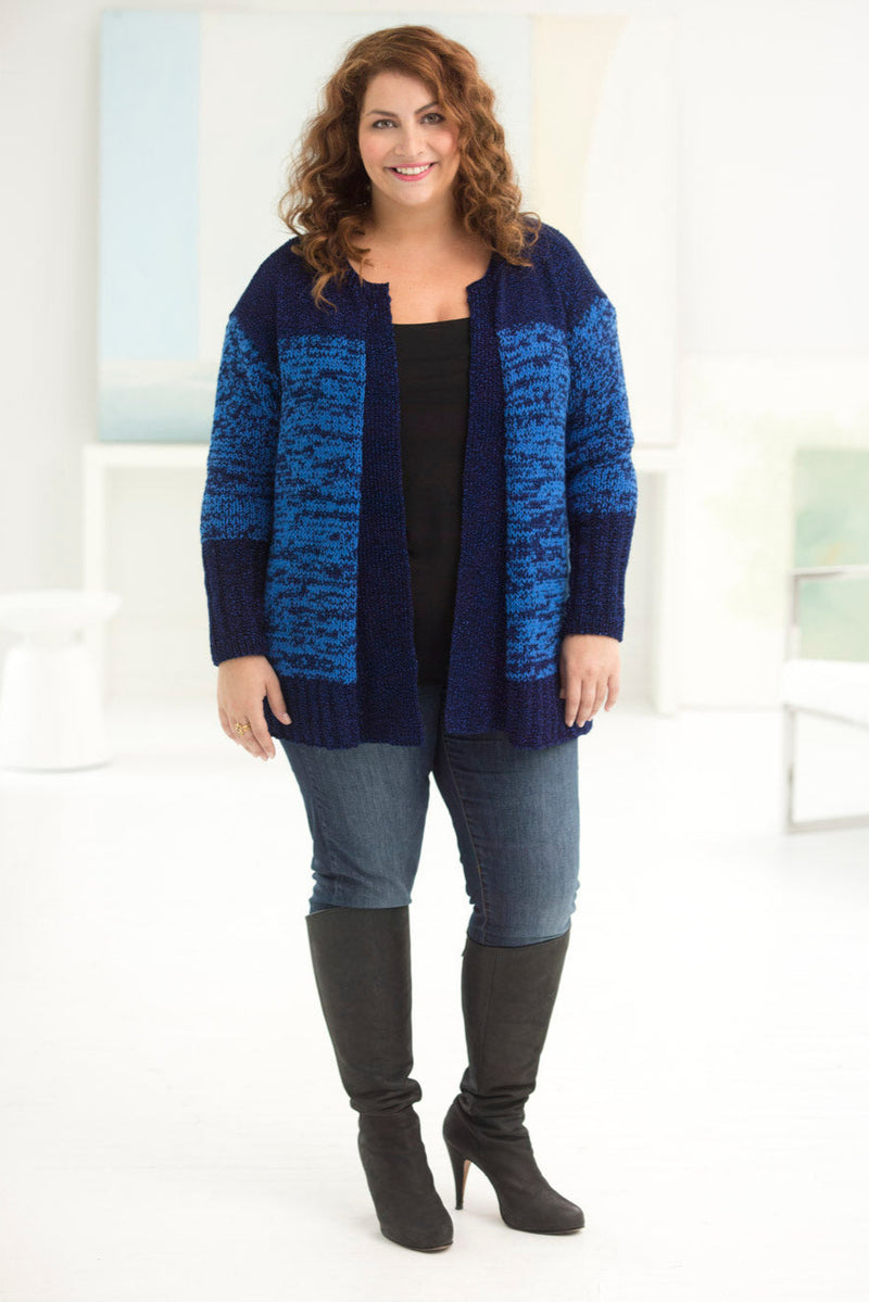 Curvy Girl® Subtle Texture Cardigan image 1