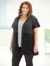 Curvy Girl® Urban Color Vest (Knit) thumbnail