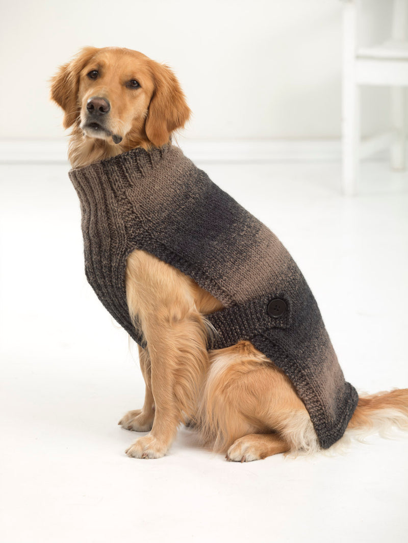 Hunter's Urban Dog Sweater (Knit) – Lion Brand Yarn