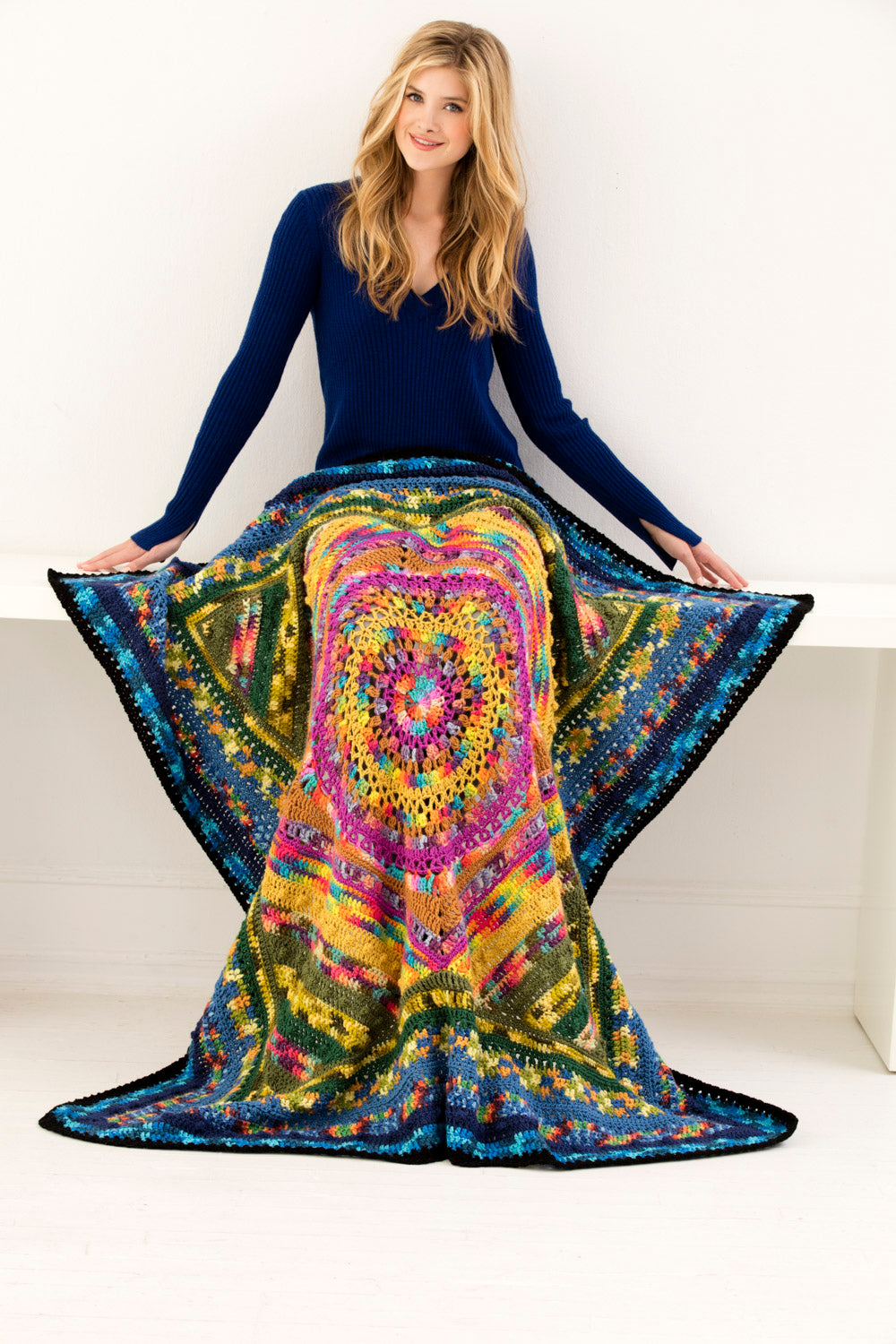 Mandala Afghan – Lion Brand Yarn