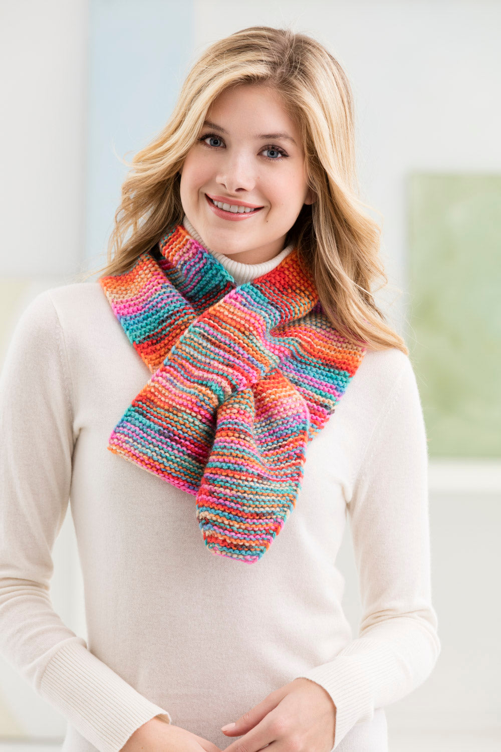 San Jose Scarf (Knit) – Lion Brand Yarn
