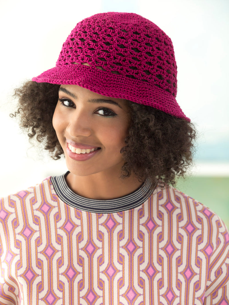 Boardwalk Brimmed Hat (Crochet)