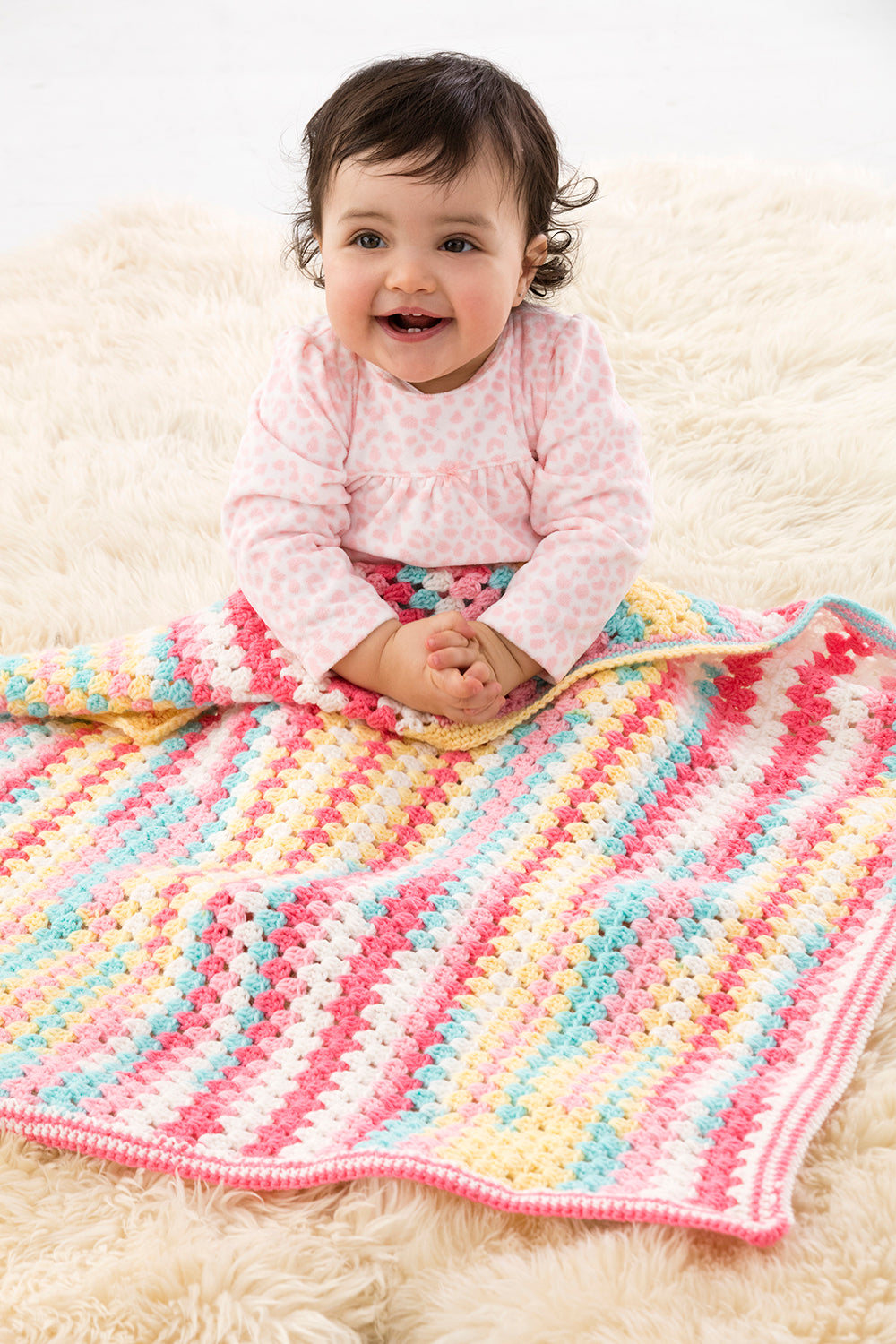 Suffolk Baby Afghan (Crochet) – Lion Brand Yarn