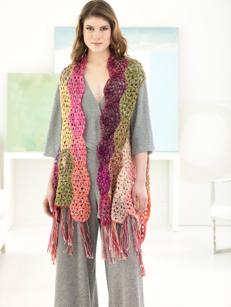 Hexagons Shawl/Vest (Crochet)