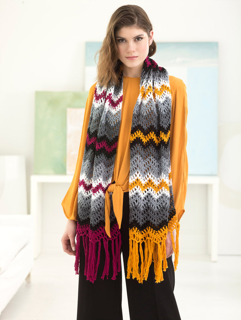 Solstice Ripple Shawl (Crochet)