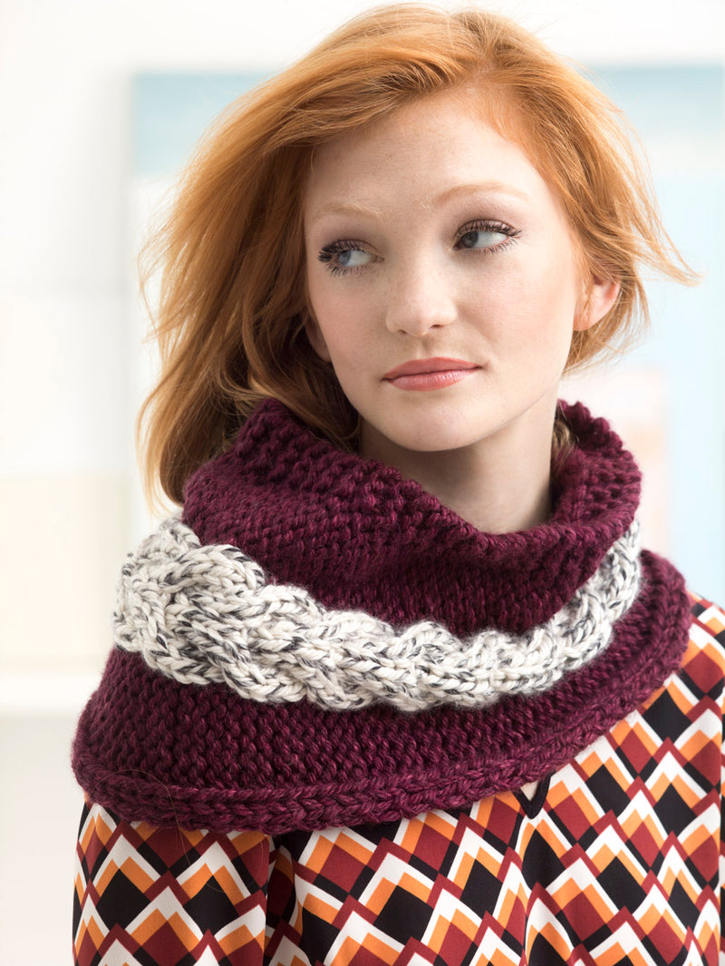 Elmont Cabled Cowl (Knit)