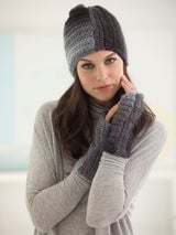 Peabody Hat And Mitts (Crochet) thumbnail