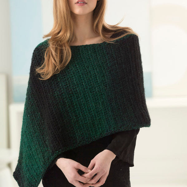 2 Ball Poncho (Crochet) - Version 2 – Lion Brand Yarn