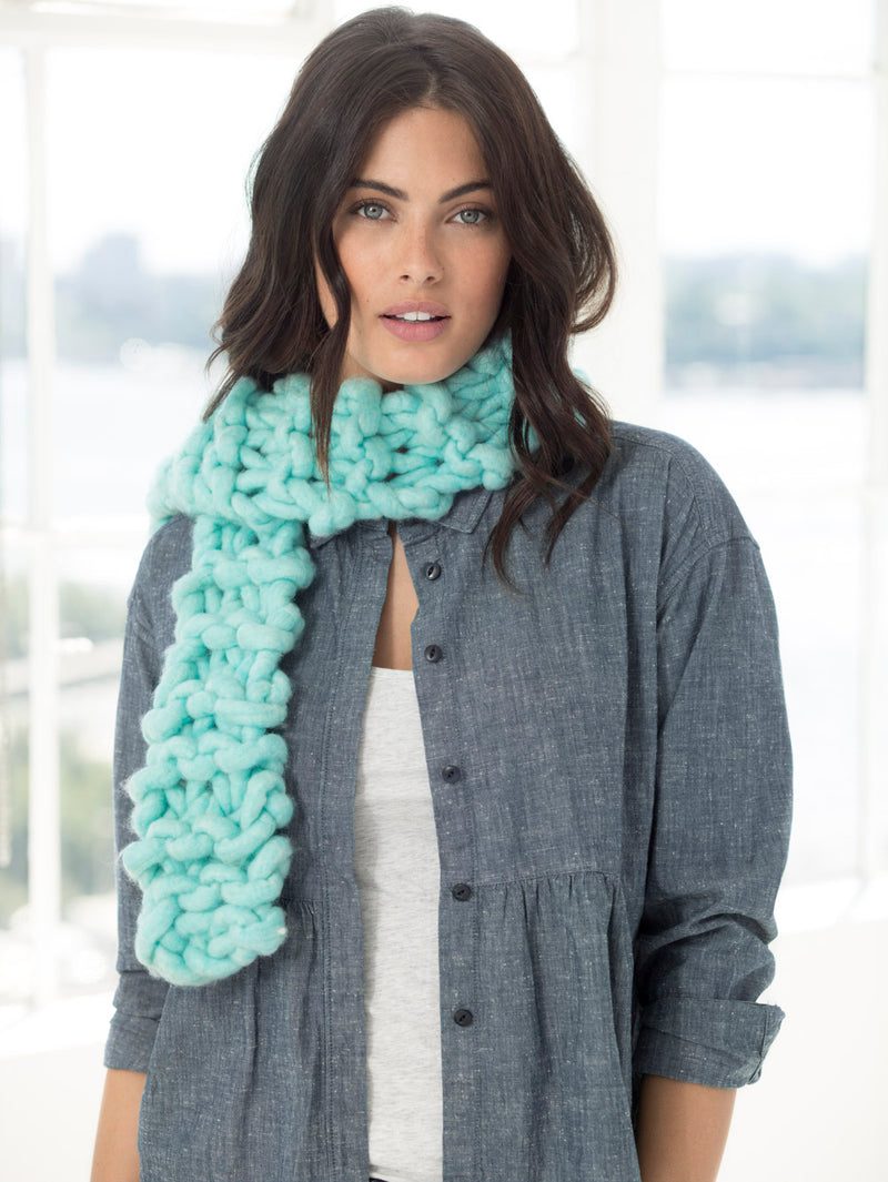 Neck's Best Thing Knit Scarf - Blue