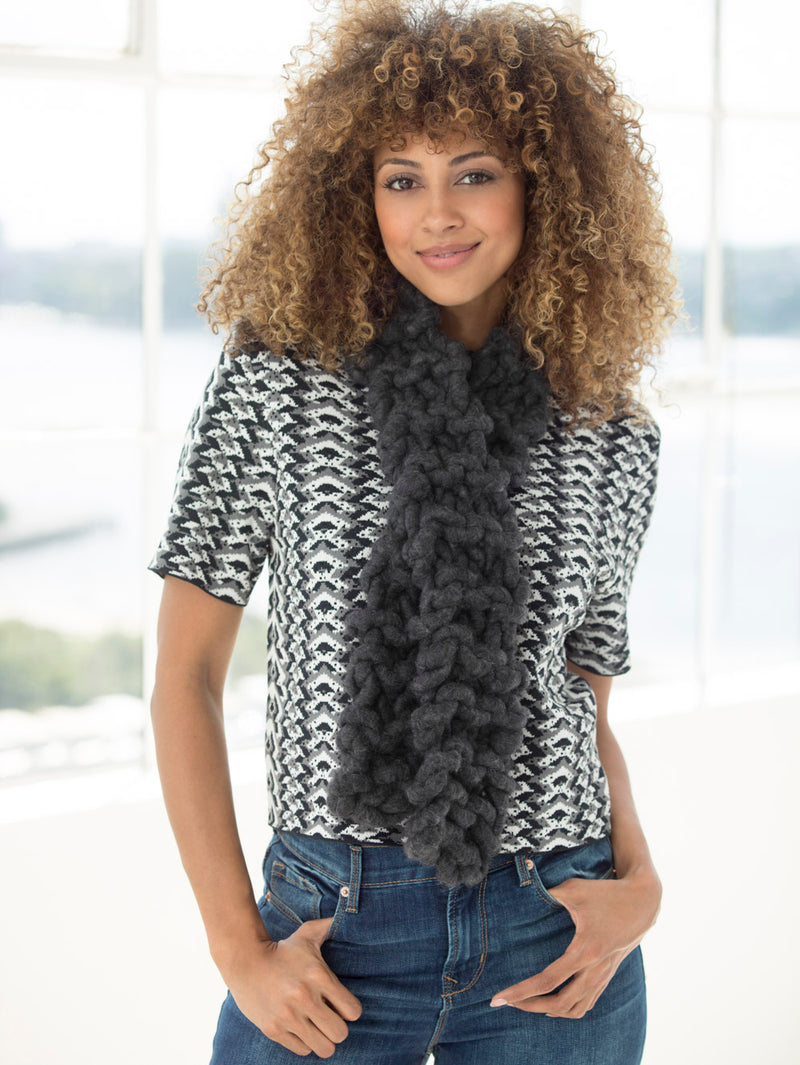 Neck's Best Thing Knit Scarf - Grey