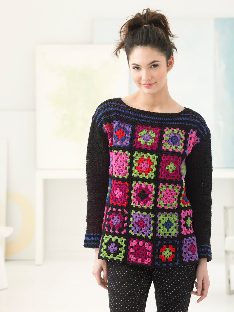 Picadilly Circus Pullover (Crochet)