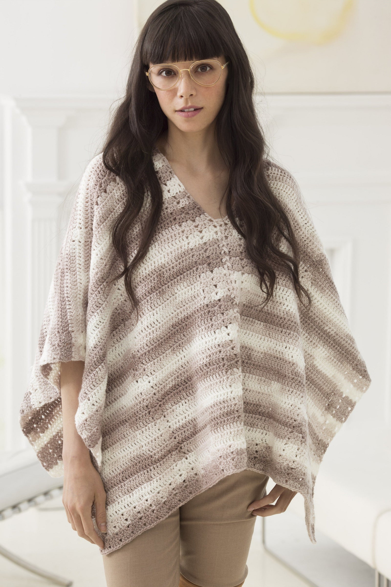 Tilda Poncho (Crochet) – Lion Brand Yarn