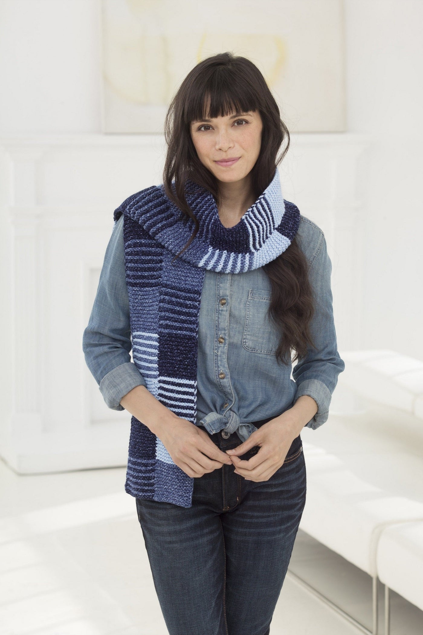 Kassidy Scarf (Knit) – Lion Brand Yarn