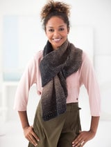 Laced Together Scarf (Knit-Crochet) thumbnail