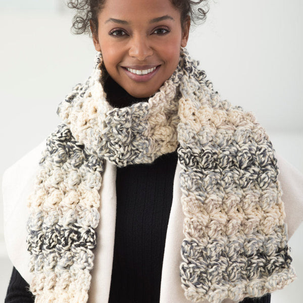Textured Scarf (Crochet) – Lion Brand Yarn