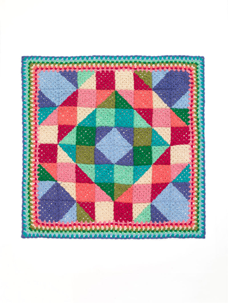 Happy Granny Afghan (Crochet)
