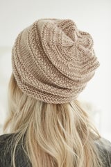 Simple Texture Slouch Hat (Knit) - Version 2 thumbnail