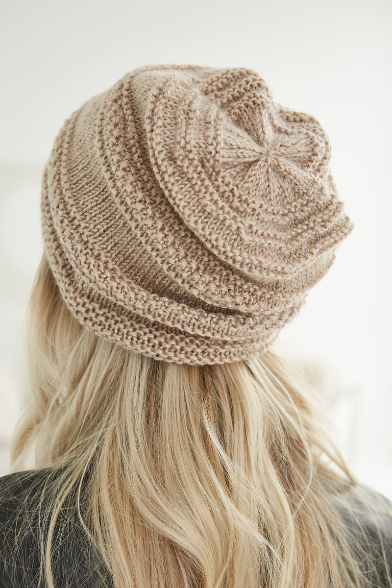 Simple Texture Slouch Hat (Knit) - Version 2