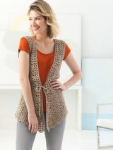 Peplum Vest (Crochet) thumbnail