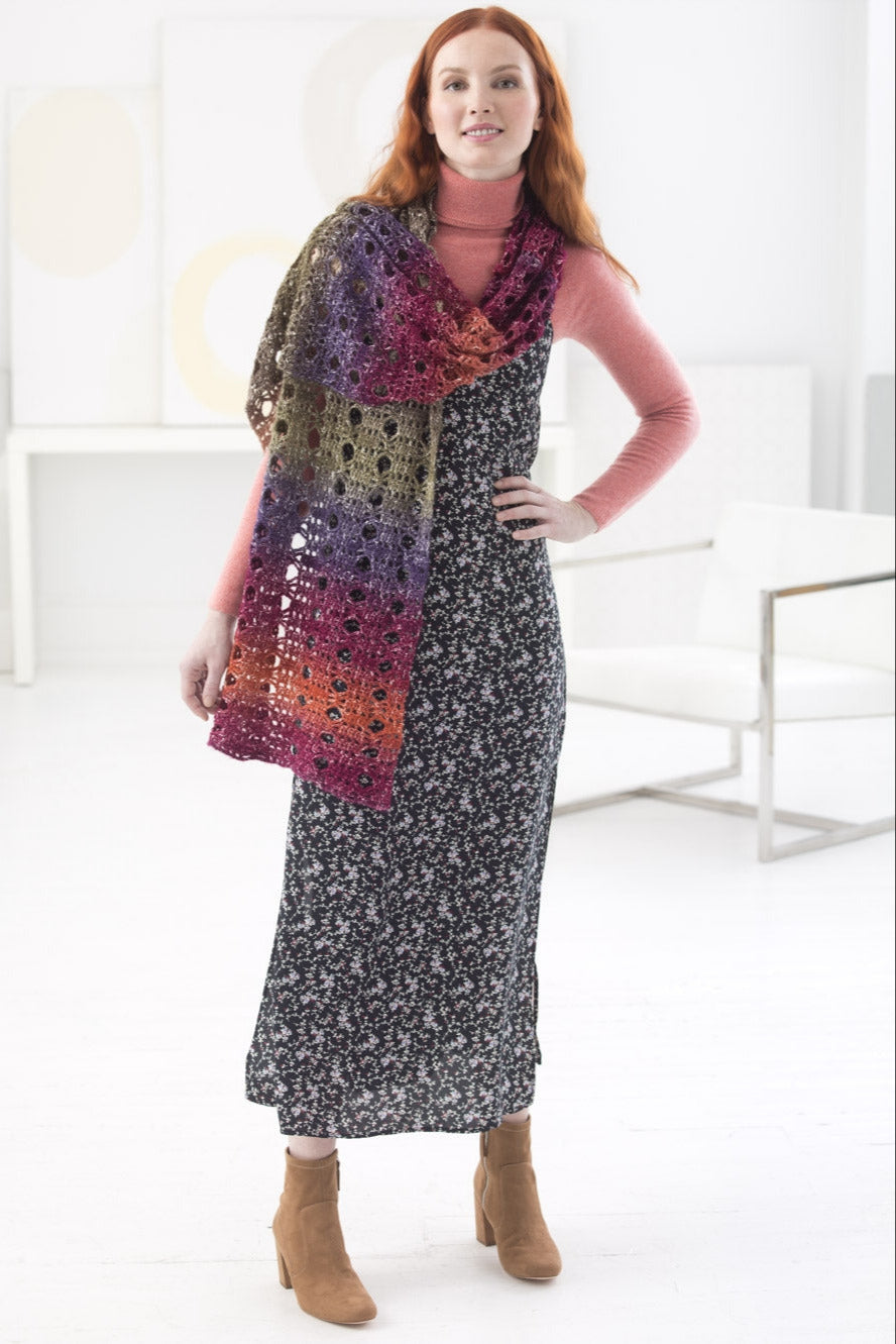 Openwork Shawl (Crochet) - Version 3 – Lion Brand Yarn