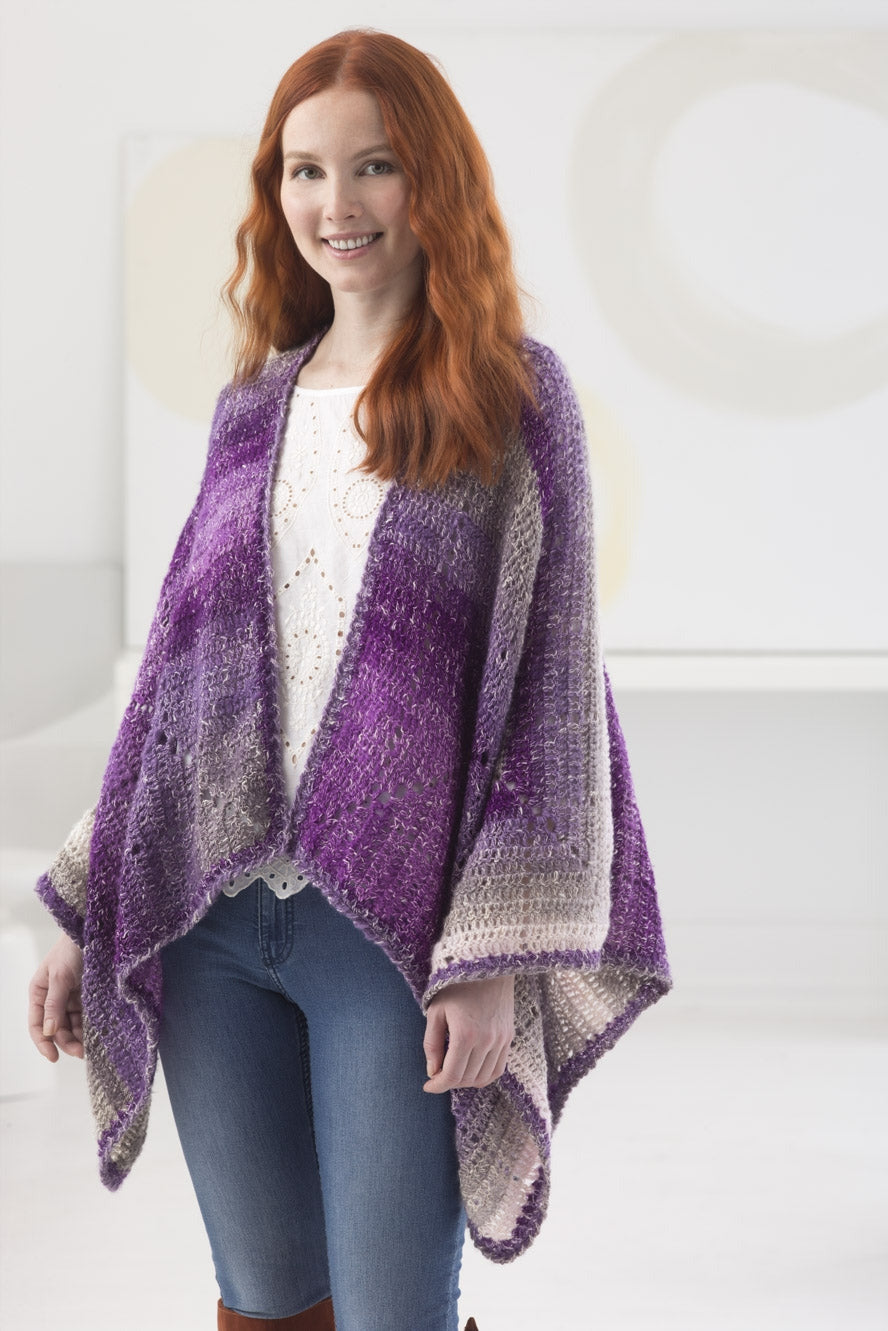 Triangle Ruana (Crochet) - Version 1 – Lion Brand Yarn