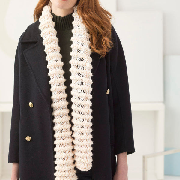 Scribble Scrabble Scarf (Knit) – Lion Brand Yarn