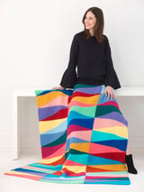 Color Pennant Afghan (Knit) thumbnail