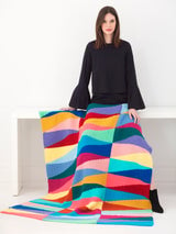 Color Pennant Afghan (Knit) thumbnail
