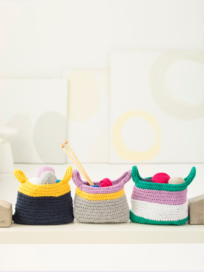 Bright Baskets (Crochet)
