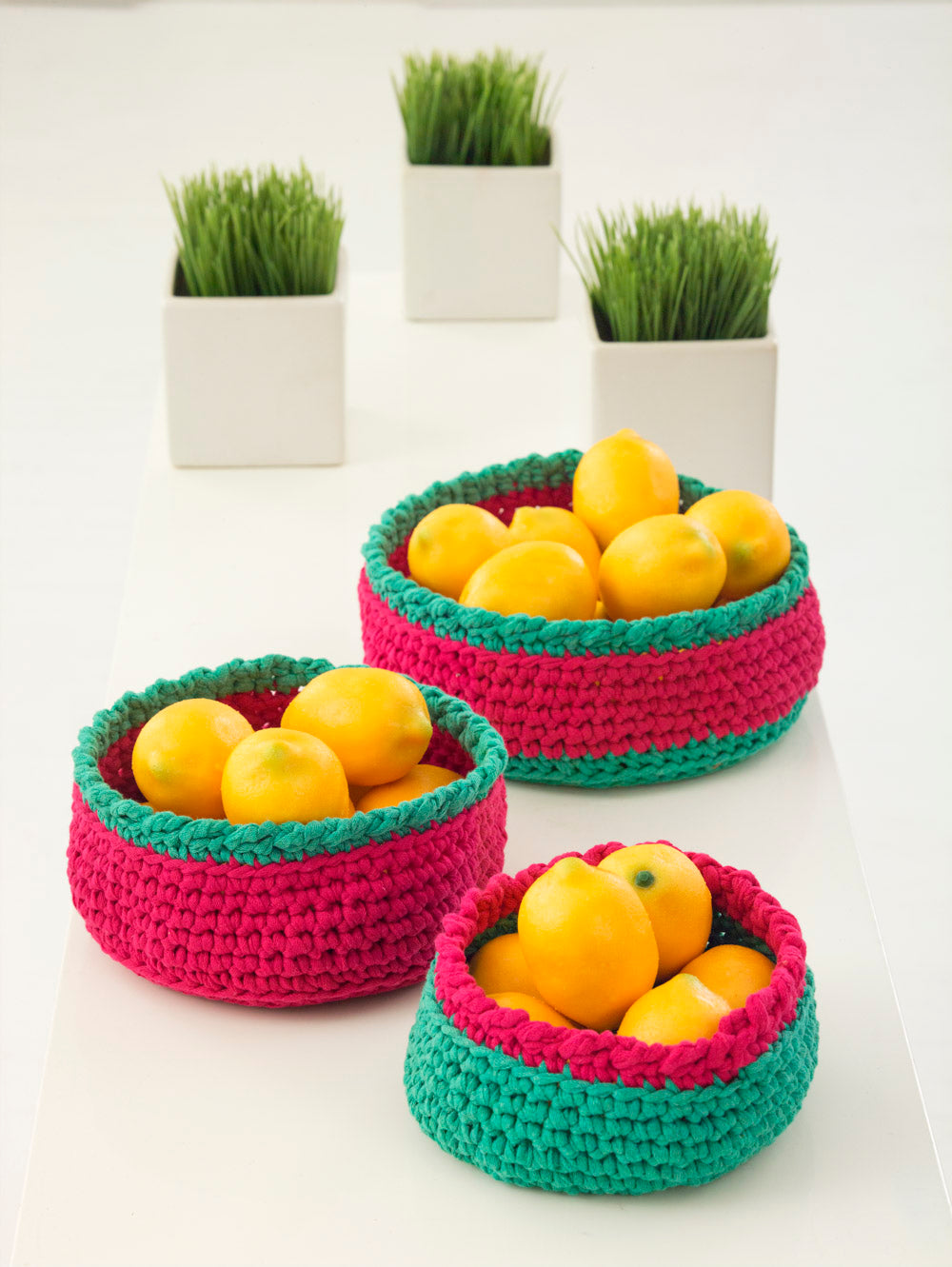 Crochet Bowls - Version 1 – Lion Brand Yarn