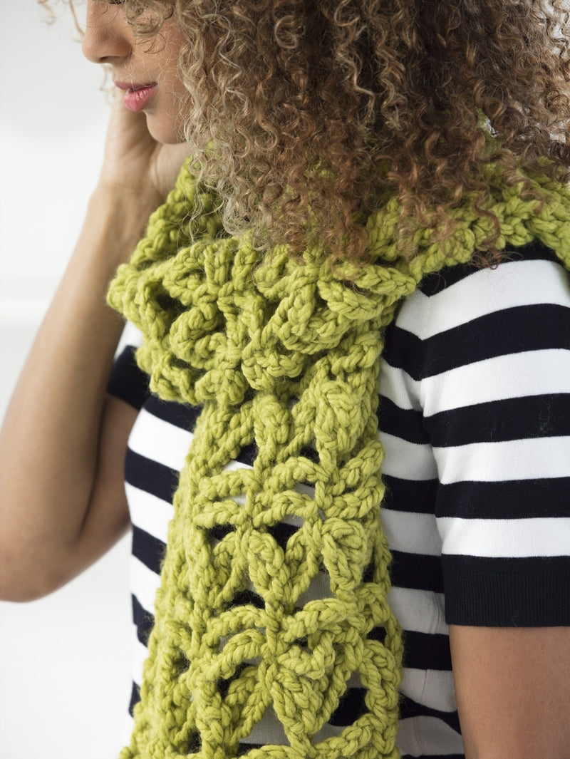 Crochet Kit - Gloria Ghost Scarf – Lion Brand Yarn