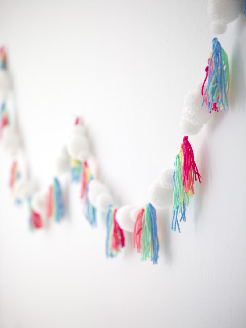 Clouds And Rainbows Garland (Crafts)