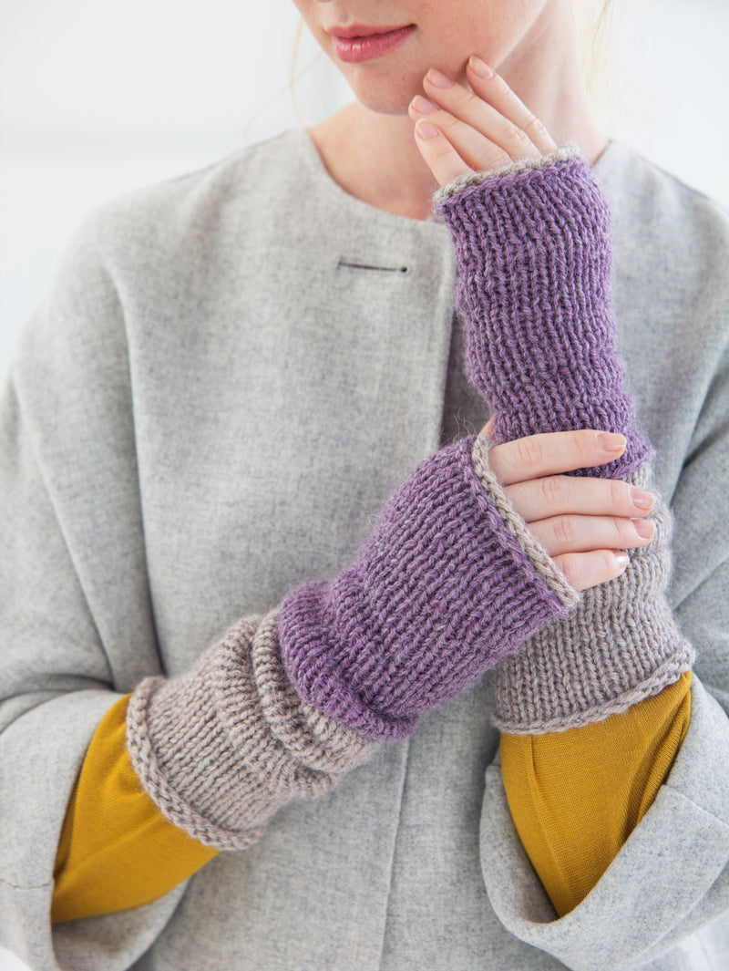 Finger Lakes Arm Warmers (Knit)