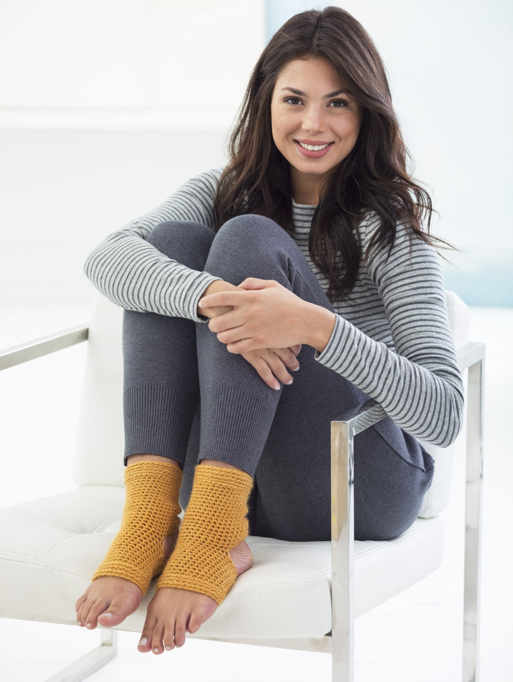 Mellow Yoga Socks (Crochet) – Lion Brand Yarn