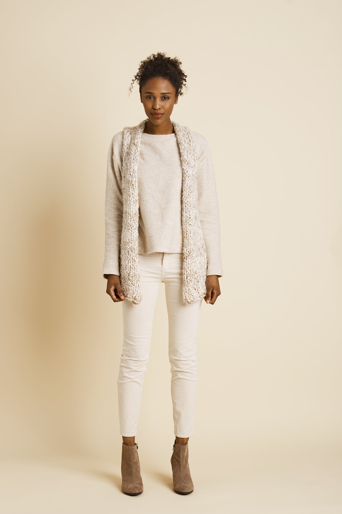 新品未使用RANCLIC loop yarn knit gilet ivory BEST SELLER】loop yarn knit gilet – RANCLIC