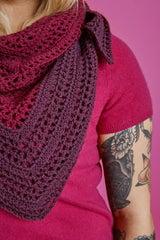 Trenton Triangle Shawl (Crochet) thumbnail