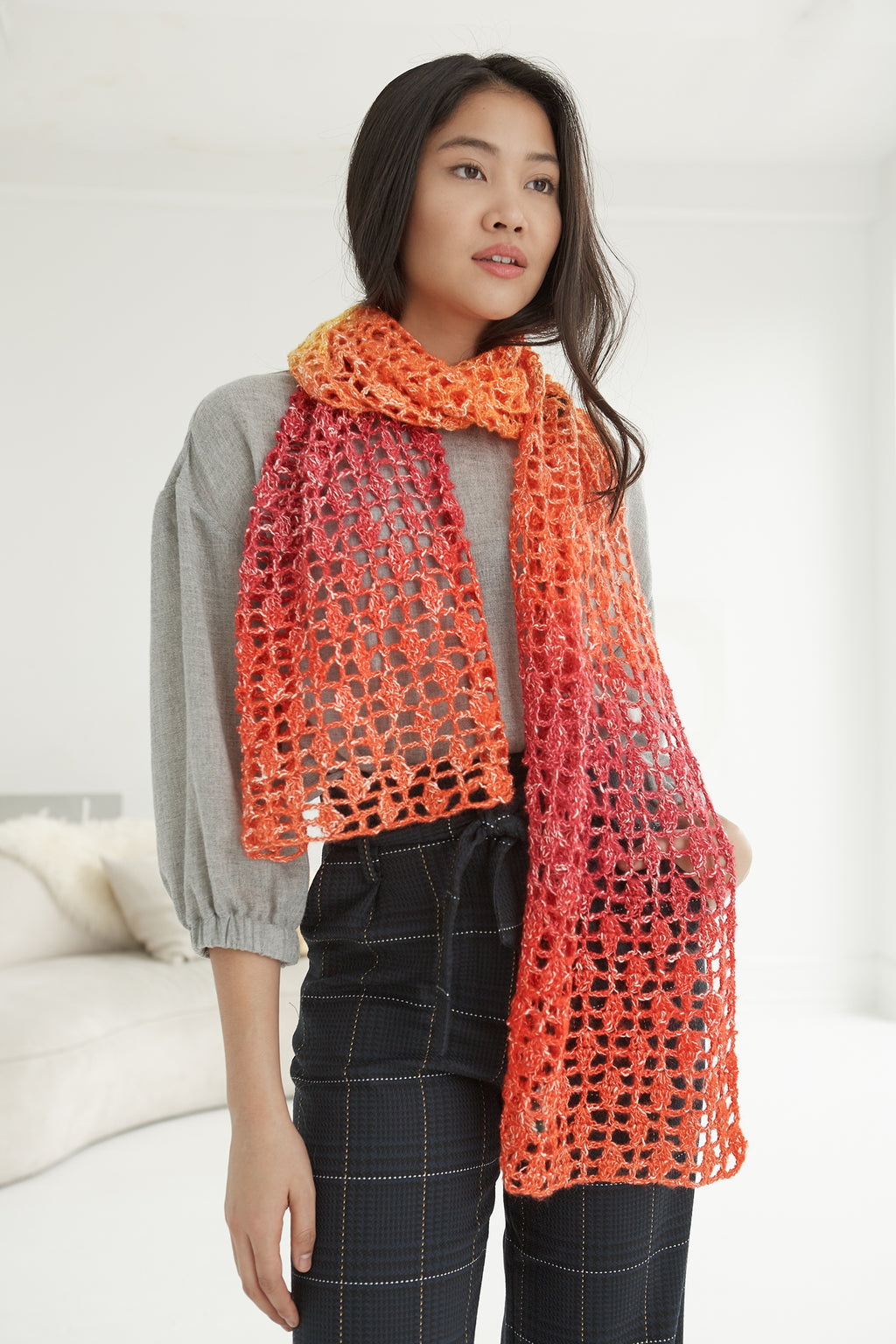 Milo Shawl (Crochet) – Lion Brand Yarn