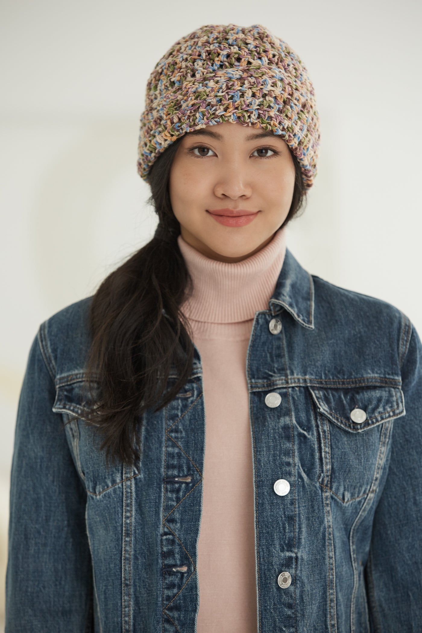 leinwande ラインヴァンド Mix Yarn Crochet Hat Mix Yarn