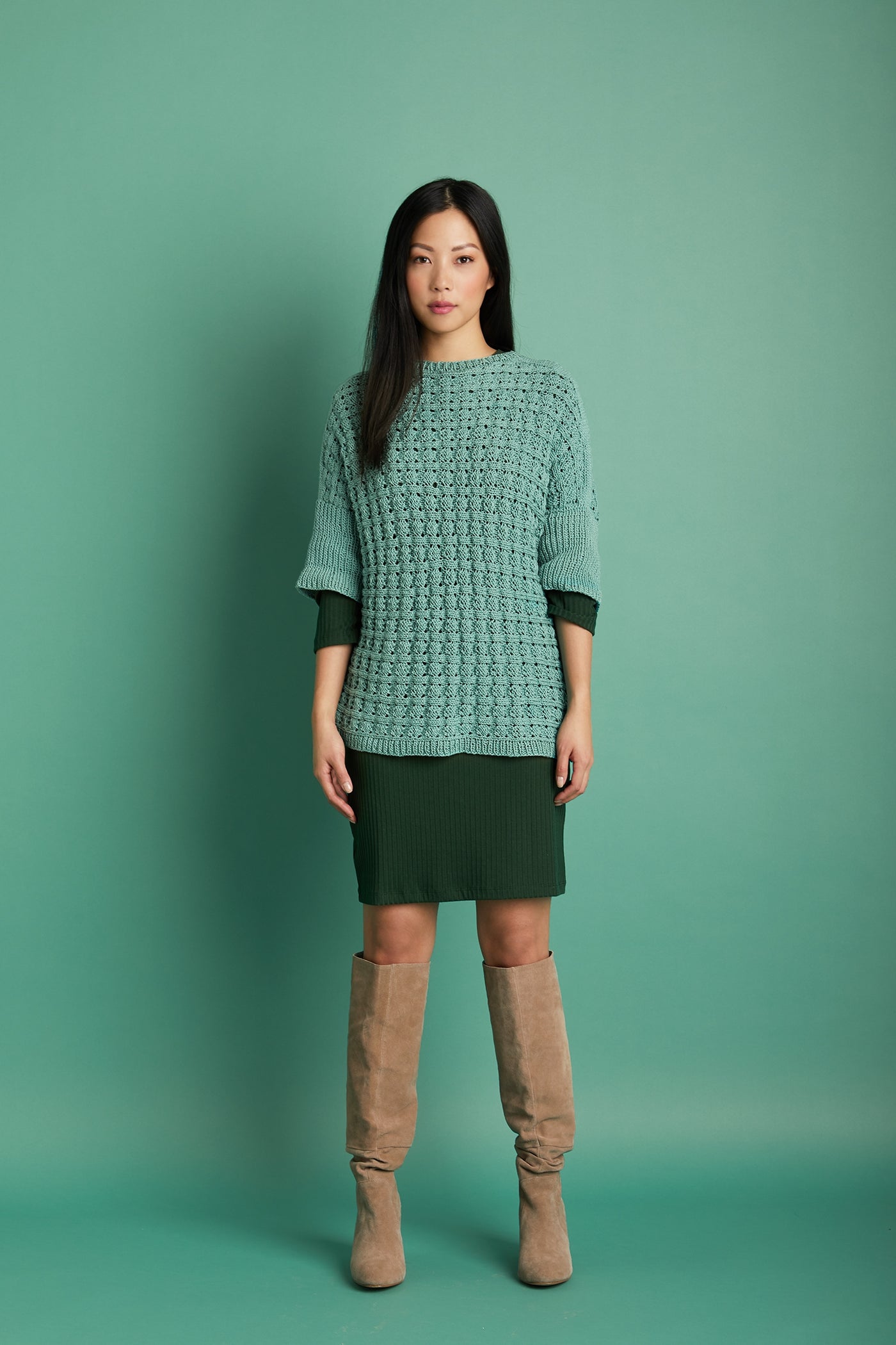 Eyelet Top (Knit) – Lion Brand Yarn