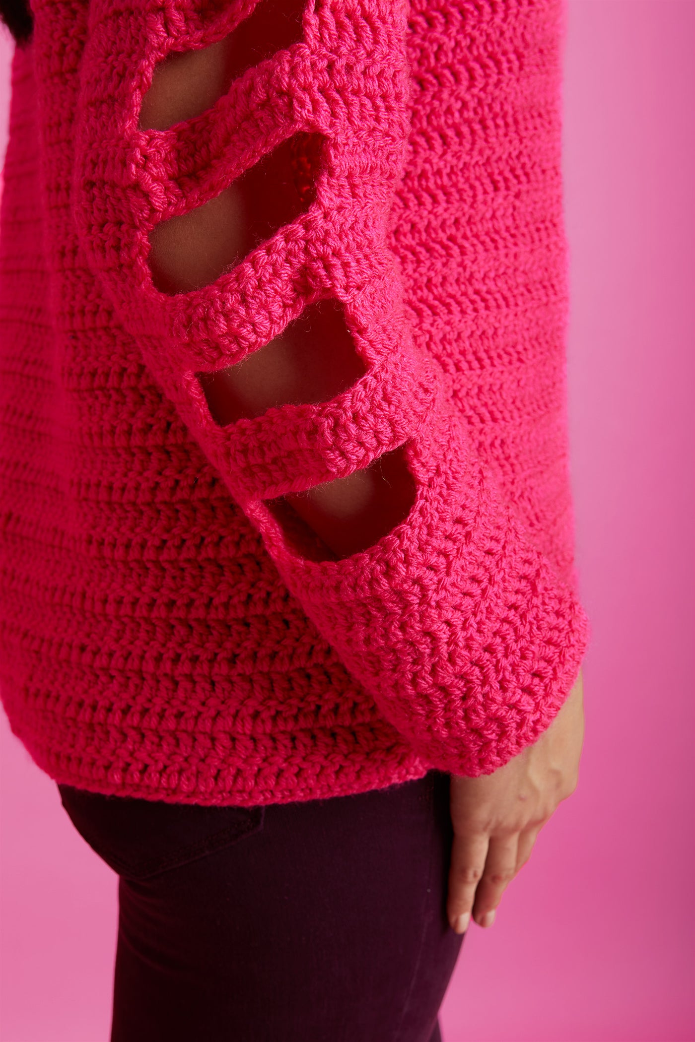 トップス Mix Yarn Crochet Top CROCHET DISTRESSED TOP | CROCHET COLD SHOULDER TOP Tutorial for a