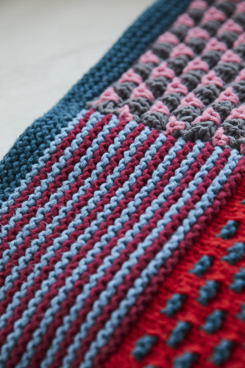 Slip Stitch Afghan (Knit)