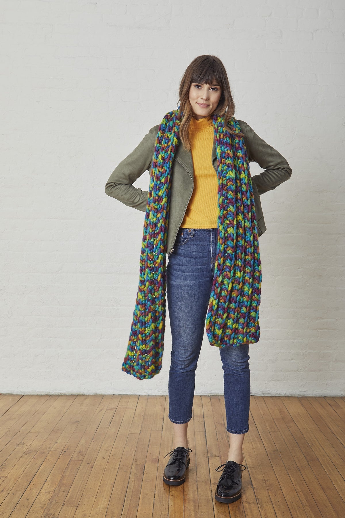 Woodbury Scarf (Crochet) Version 1 Lion Brand Yarn