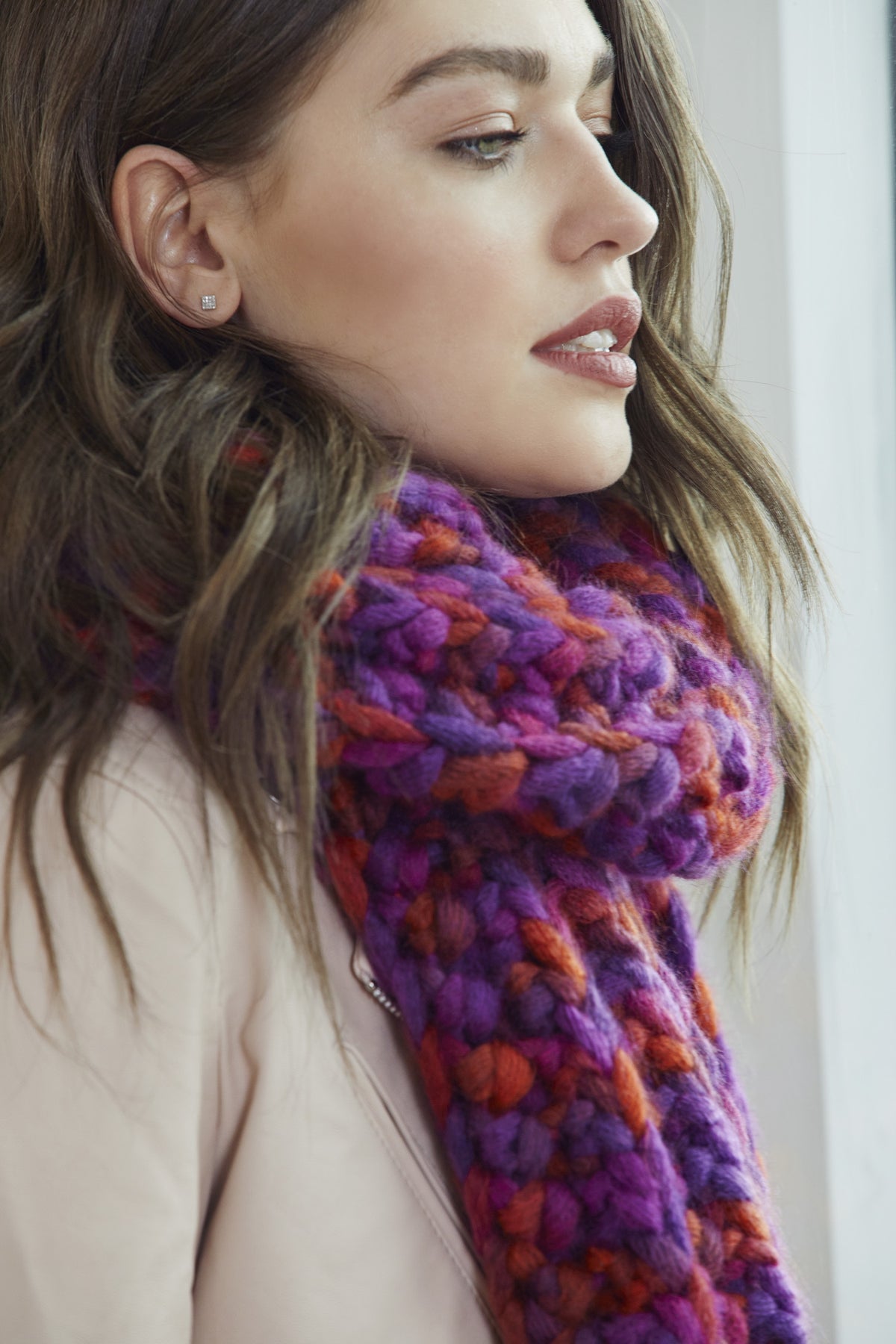 Woodbury Scarf (Crochet) Version 2 Lion Brand Yarn